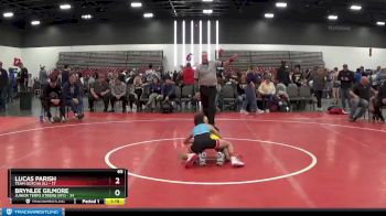 65 lbs Round 3 (8 Team) - Brynlee Gilmore, Junior Terps Xtreme (MY) vs Lucas Parish, Team Gotcha (IL)