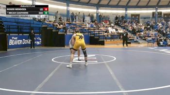 174 lbs Champ. Round 1 - Roger Mendoza, Labette Community College vs Micah Cauthers, Cloud County Community College