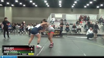 191 lbs Round 1 (16 Team) - Grace Gray, Iowa Wesleyan vs Alexis Tupuola, University Of Providence