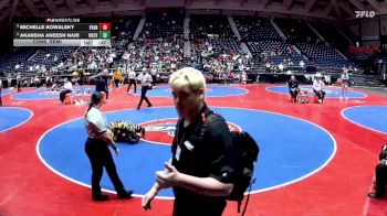 115 lbs Cons. Semi - Akansha Aneesh Nair, West Forsyth vs Michelle Kowalsky, Evans