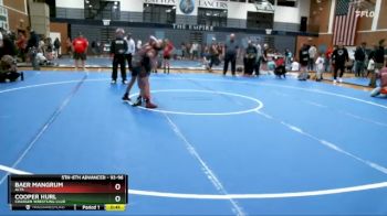 93-96 lbs Round 3 - Baer Mangrum, Alta vs Cooper Hurl, Charger Wrestling Club