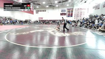 106 lbs Quarterfinal - Hugo Eck, Canton vs Michael Hardgrove, Haddam-Killingworth