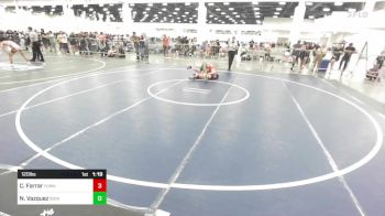 120 lbs Round Of 16 - Cannon Farrar, Yuma Grit vs Noah Vazquez, Bonita HS