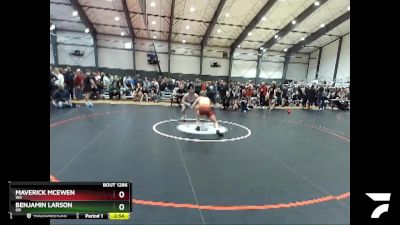 182 lbs Champ. Round 1 - Maverick McEwen, WA vs Benjamin Larson, OR