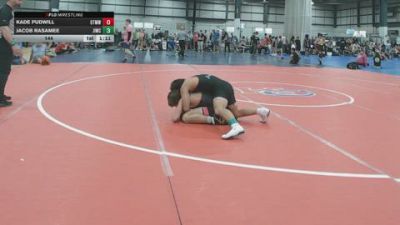 144 lbs Finals (2 Team) - Kade Pudwill, OTM WALTERS WRESTLING vs Jacob Rasamee, JAMES ISLAND WRESTLING CLUB