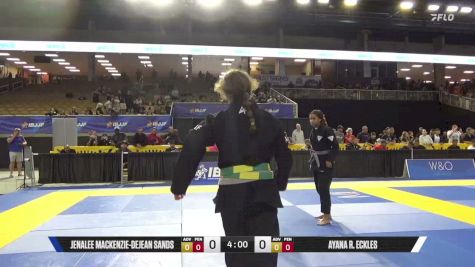 Jenalee Mackenzie-Dejean Sands vs Ayana R. Eckles 2026 Pan Kids Jiu-Jitsu IBJJF Championship