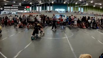 120 lbs Cons. Round 3 - Braeden Reynolds, Black Hive vs Michael Lencrerot, Glasgow Wrestling Academy