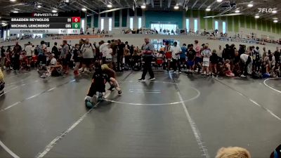120 lbs Cons. Round 3 - Braeden Reynolds, Black Hive vs Michael Lencrerot, Glasgow Wrestling Academy