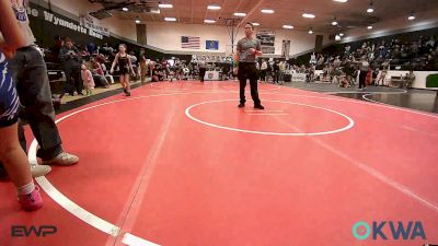 81-95 lbs Rr Rnd 2 - Chloe Dye, Carthage Wrestling Club vs Audrey Hembree, Wyandotte Youth Wrestling
