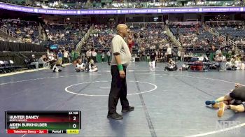 2A 106 lbs Cons. Round 2 - Hunter Dancy, North Wilkes vs Aiden Burkholder, Trinity