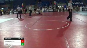 49 lbs Semifinal - George Rodriguez, Lincoln Jr Hawks vs Ira Samm, Greater Heights