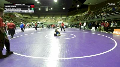 126 lbs Semifinal - Siraj Sidhu, Clovis North vs Daniel Benavides, Highland