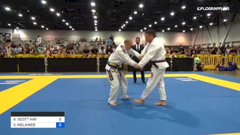 ANDREW SCOTT HAY vs VICTOR MELAMED 2019 World Master IBJJF Jiu-Jitsu Championship