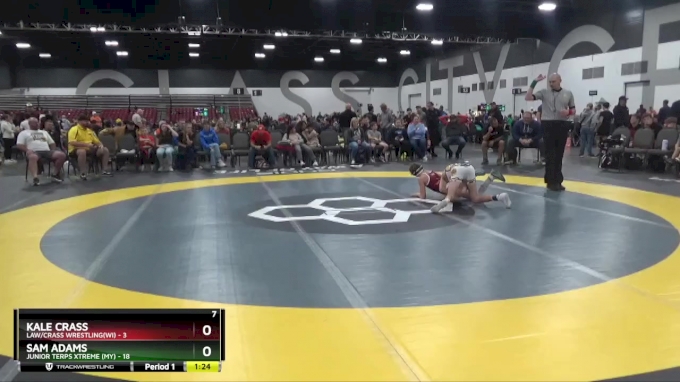 90 lbs 2nd Wrestleback (8 Team) - Kale Crass, LAW/Crass Wrestling(WI ...