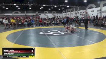 90 lbs 2nd Wrestleback (8 Team) - Kale Crass, LAW/Crass Wrestling(WI) vs Sam Adams, Junior Terps Xtreme (MY)