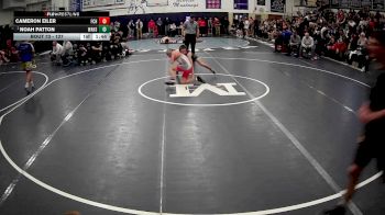 127 lbs Champ. Round 2 - Noah Patton, Washington Hs vs Cameron Eiler, Fort Cherry Hs