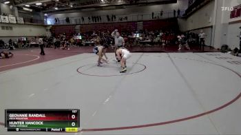 157 lbs Champ. Round 2 - Geovanie Randall, Mica Mountain vs Hunter Hancock, Yuma Catholic