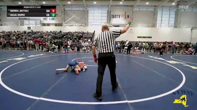 100 lbs Round 2 - Julia Duro, Club Not Listed vs Serra Akyali, Elite Wrestling Academy