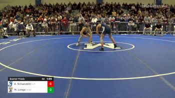 106 lbs Quarterfinal - Adam Schaeublin, Saint John's Prep vs Michael Longo, Trumbull