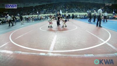 58 lbs Consi Of 8 #2 - Isabella Vaughn, Skiatook Bulldog Wrestling vs Harlea Lucas, Vian Wrestling Club