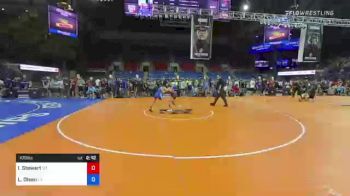 100 lbs Round Of 16 - Isaac Stewart, Montana vs Logan Olsen, Louisiana