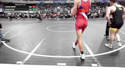 140 lbs Semifinal - Chase Jenny, Cwo vs Gage Olds, Lafayette Scrappers