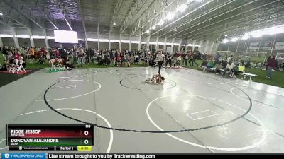 43 lbs Quarterfinal - Donovan Alejandre, Utah vs Ridge Jessop, Montana