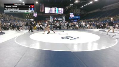 157 lbs Cons. Rd Of 16 - Lincoln Linden, Iowa vs Thomas Gorski, Ohio