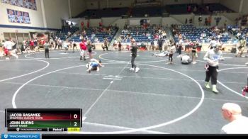 129 lbs Cons. Round 4 - John Burns, Swamp Rabbit vs Jacob Rasamee, Stratford Knights Youth