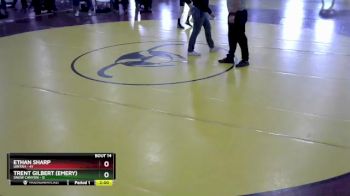 106 lbs Round 4 (8 Team) - Ethan Sharp, Uintah vs Trent GIlbert (Emery), Snow Canyon