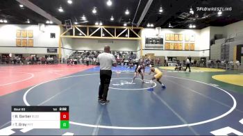 125C lbs Rr Rnd 2 - Bronson Garber, Bloomsburg vs Trevon Gray, Pitt Johnstown