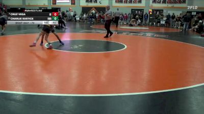 70 lbs Quarterfinal - Charlie Eustice, Hawkeye Wrestling Academy vs Cruz Vega, DC Elite