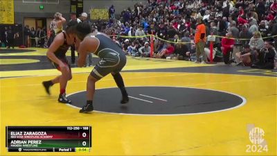 168 lbs Cons. Round 1 - Eliaz Zaragoza, Red Star Wrestling Academy vs Adrian Perez, Madera Wrestling