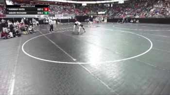 Girls 126 lbs Cons. Semi - Amari Richard, Neenah-Girls vs Hannah Huza, Hortonville-Girls