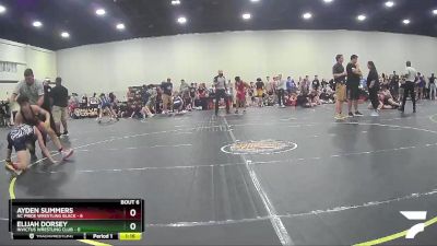 117 lbs Round 3 (4 Team) - Ayden Summers, NC Pride Wrestling Black vs Elijah Dorsey, Invictus Wrestling Club