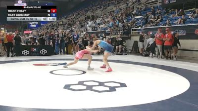140 lbs Cons. Sub-rd Of 16 - Micah Finley, Ohio vs Riley Lockhart, Pennsylvania