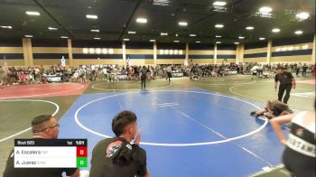 70 lbs Semifinal - Angel Escalera, Top Notch WC vs Antonio Juarez, Stout Wr Ac