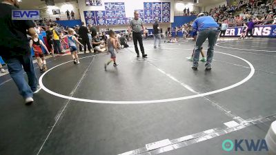 40 lbs Rr Rnd 1 - Zayden Lewis, Team Nomad vs Gavino Camarillo, Clinton Youth Wrestling