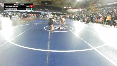 Boys 4A 126 lbs Cons. Round 4 - Jose Sanchez, Davis vs Mesiah Valdez, Sunnyside