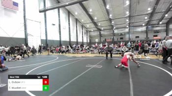 82 lbs Quarterfinal - Louis Dubow, UP Outlaws vs Tatum Wuollet, Askeo International Mat Club