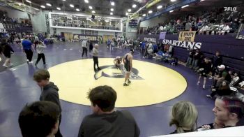 190 lbs Cons. Round 3 - Ikarus Haugan, Columbia Falls vs Michael Spears, Belgrade