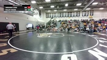 135 lbs 1st Place Match - Halley House, Cheyenne East vs Abrianna Liard, Rawlins