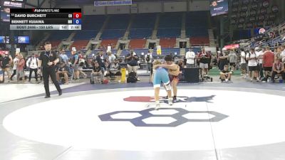 150 lbs Cons. Sub-semis - David Burchett, Colorado vs Bennett Kujawa, Minnesota