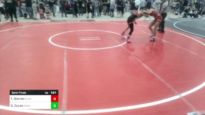 101 lbs Semifinal - Trinity Warner, Gladiator Wr Ac vs Gionna Duran, Duran Elite