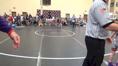 55 lbs Rr Rnd 1 - Cooper Habel, CRWC K-8 vs Joey Graham, Indiana Outlaws K-8