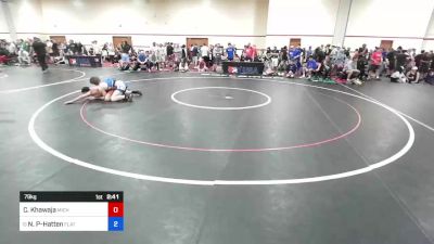 79 kg Rnd Of 64 - Codei Khawaja, Michigan vs Noah Poe-Hatten, Flathead High School Wrestling