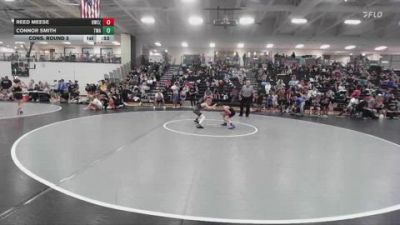 70 lbs Cons. Round 3 - Connor Smith, Terminator Wrestling Academy vs Reed Meese, Hawks Wrestling Club (Lincoln)