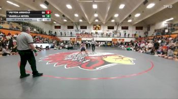 110 lbs 1st Place Match - Isabella Hetzel, Thermopolis vs Peyton Arnhold, Shoshoni