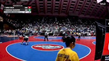 4A-126 lbs Champ. Round 1 - Areli Celis, Southeast Whitfield vs Cristian Vaughter, McDonough