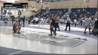 152 lbs 5th Place - Luke Knox, Perkiomen Valley vs Joey Monticello, Hanover Park